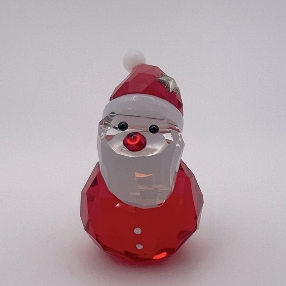 Swarovski Rocking Santa 1143323 with COA – Retired Christmas Figurine – No Box - Picture 1 of 12